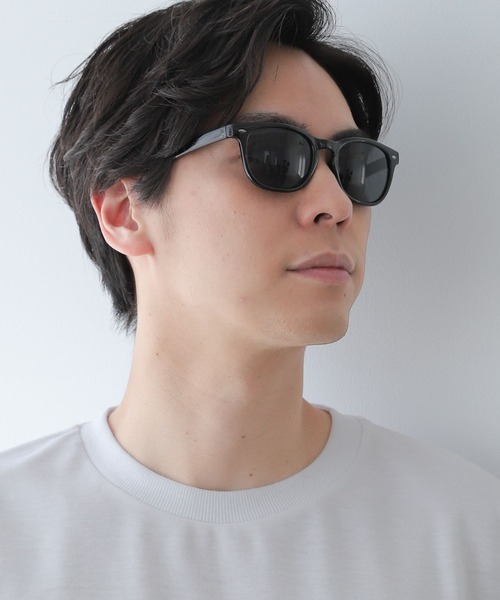 LAKOLE（ラコレ）の「スクエアフレームサングラス / 272981（サングラス・メンズ・ブラック/ブラウン・FREE）」の2枚目の写真