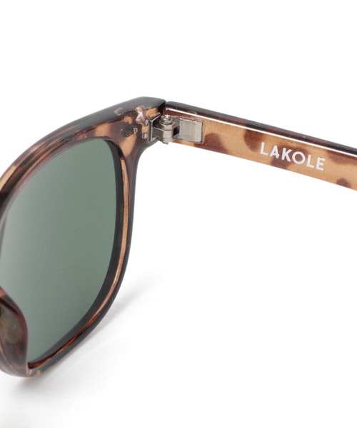 LAKOLE（ラコレ）の「スクエアフレームサングラス / 272981（サングラス・メンズ・ブラック/ブラウン・FREE）」の4枚目の写真