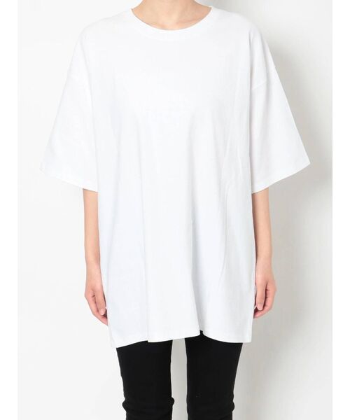 MURUA(ムルーア)の「MARTINZINE Tシャツ(Tシャツ/カットソー・レディース・ホワイト/ダークグレー・FREE)」の11枚目の写真