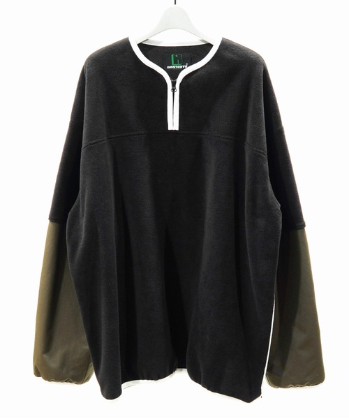 L.H.P(エルエイチピー)の「NON TOKYO/ノントーキョー/フリースプルオーバートップ(その他トップス・メンズ・ブルー/グレー/ブラック・2/1)」の4枚目の写真