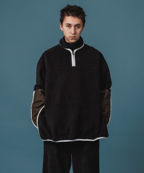 L.H.P(エルエイチピー)の「NON TOKYO/ノントーキョー/フリースプルオーバートップ(その他トップス・メンズ・ブルー/グレー/ブラック・2/1)」の7枚目の写真