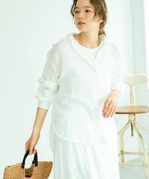 PUAL CE CIN | フレンチリネンブラウス(シャツ/ブラウス)