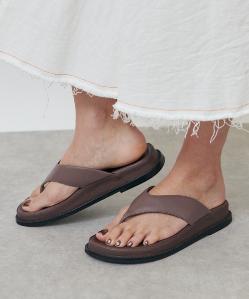 MOHI. SETA フラットサンダル THE CHIC（ザシック）の「【THE CHIC】MOHI．SETA