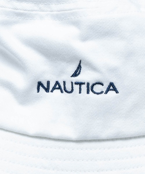 NAUTICA(ノーティカ)の「【NAUTICA】ノーティカロゴ刺繍バケットハット BUCKET HAT NT039 CBS(ハット・メンズ・ホワイト/ブラック/ベージュ/ネイビー・FREE)」の7枚目の写真