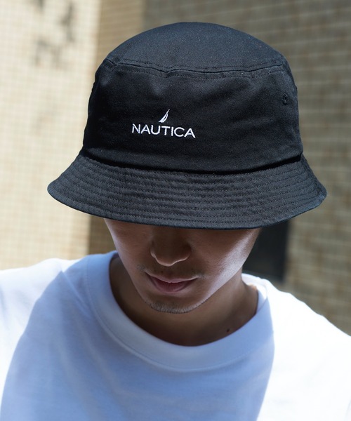 NAUTICA(ノーティカ)の「【NAUTICA】ノーティカロゴ刺繍バケットハット BUCKET HAT NT039 CBS(ハット・メンズ・ホワイト/ブラック/ベージュ/ネイビー・FREE)」の10枚目の写真