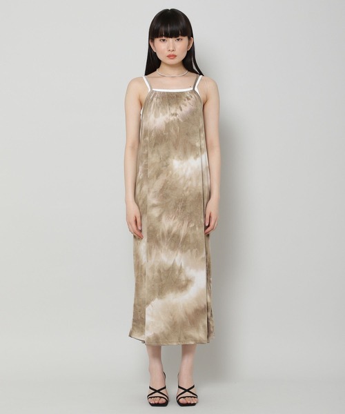 ALAND（エーランド）の「3.3Field Trip／TIE-DYEキャミワンピース　297707（ワンピース・レディース・ブルー/ブラウン系その他・FREE）」の4枚目の写真