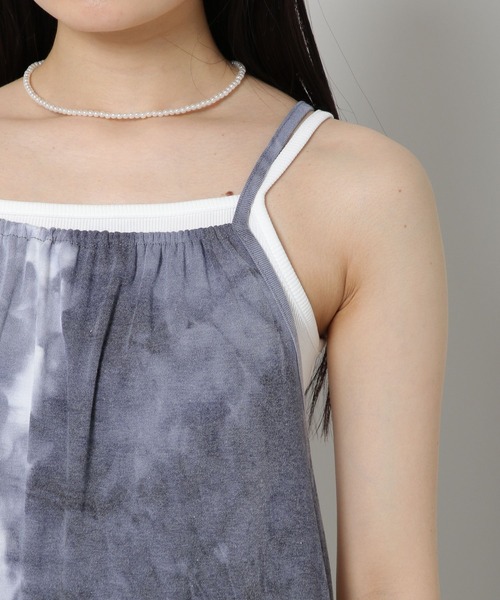 ALAND（エーランド）の「3.3Field Trip／TIE-DYEキャミワンピース　297707（ワンピース・レディース・ブルー/ブラウン系その他・FREE）」の9枚目の写真