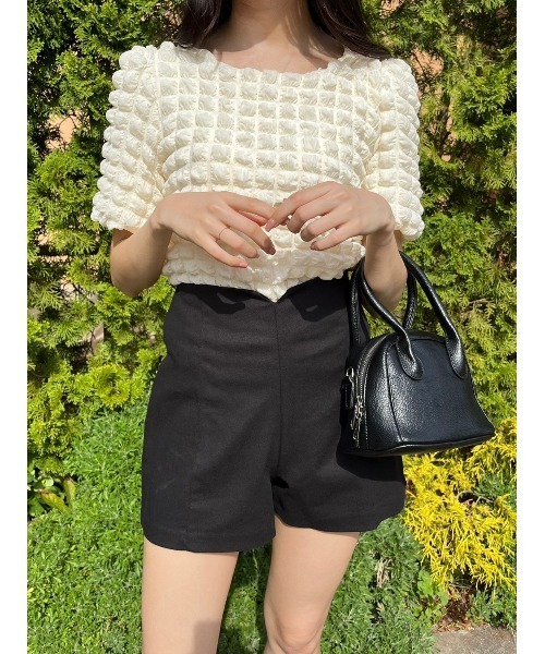 PHILLY（フィリー）の「ポップコーントップス（Tシャツ/カットソー・レディース・ホワイト/ブラック/サックスブルー/ピンク・FREE）」の5枚目の写真