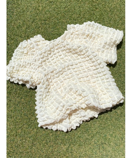 PHILLY（フィリー）の「ポップコーントップス（Tシャツ/カットソー・レディース・ホワイト/ブラック/サックスブルー/ピンク・FREE）」の7枚目の写真