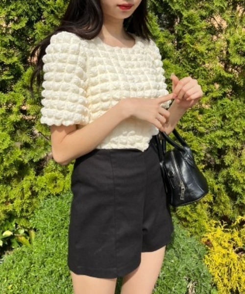 PHILLY（フィリー）の「ポップコーントップス（Tシャツ/カットソー・レディース・ホワイト/ブラック/サックスブルー/ピンク・FREE）」の20枚目の写真