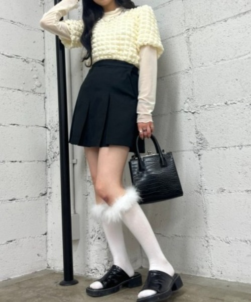 PHILLY（フィリー）の「ポップコーントップス（Tシャツ/カットソー・レディース・ホワイト/ブラック/サックスブルー/ピンク・FREE）」の17枚目の写真