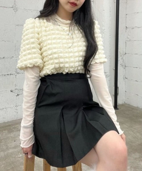 PHILLY（フィリー）の「ポップコーントップス（Tシャツ/カットソー・レディース・ホワイト/ブラック/サックスブルー/ピンク・FREE）」の18枚目の写真