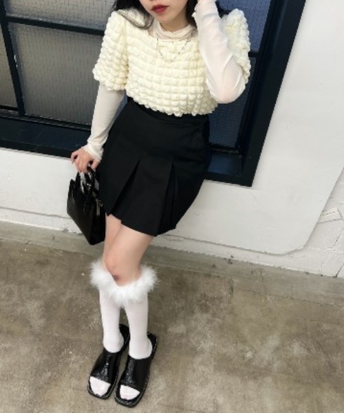 PHILLY（フィリー）の「ポップコーントップス（Tシャツ/カットソー・レディース・ホワイト/ブラック/サックスブルー/ピンク・FREE）」の16枚目の写真