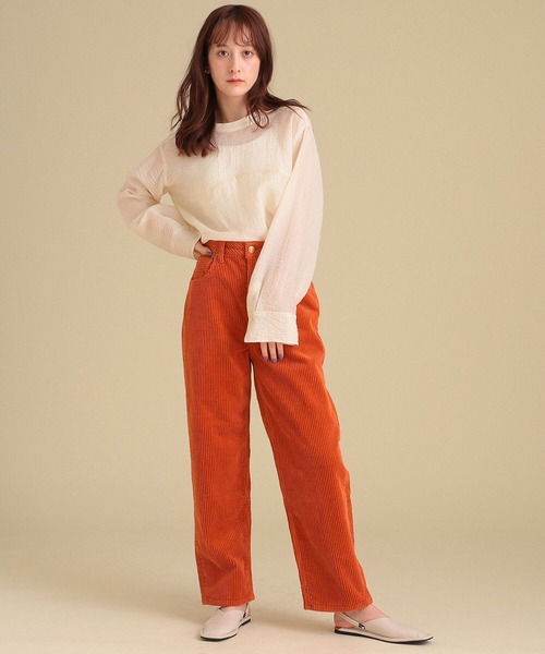 Ray BEAMS(レイビームス)の「RED CARD TOKYO × Ray BEAMS / 別注 Radio パンツ(その他パンツ・レディース・オレンジ/ブルー系その他・23/24/25/22)」の12枚目の写真