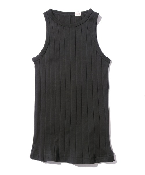 YOUNG&OLSEN The DRYGOODS STORE(ヤングアンドオルセン)の「YOUNG & OLSEN/ヤングアンドオルセン BROAD RIB A-TANK タンクトップ(タンクトップ・レディース・ホワイト/ホワイト×ブルー/ブラック/ベージュ/ネイビー系・1/2)」の19枚目の写真