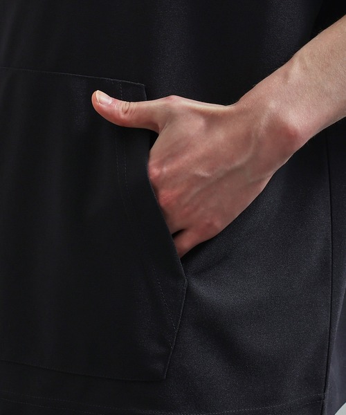 JUNRED（ジュンレッド）の「シルキードライハーフスリーブプルパーカー（パーカー・メンズ・チャコールグレー/ブルー/グリーン/ベージュ系その他・LL/M/L）」の20枚目の写真