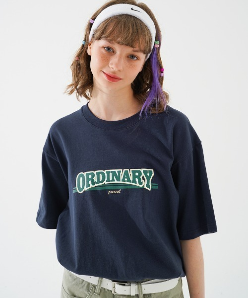 WV PROJECT(ダブリューブイプロジェクト)の「WV Project(ダブリューブイプロジェクト)/Ordinary Short-sleeve(Tシャツ/カットソー・レディース・ホワイト/ネイビー/イエロー・M/L)」の3枚目の写真