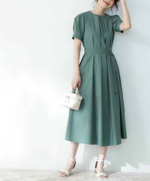 セール タックカラーウエストマークワンピース ワンピース N N Natural Beauty Basic エヌエヌ ナチュラルビューティーベーシック のファッション通販 Zozotown