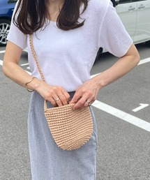 かぎ編みミニポシェットバッグ
