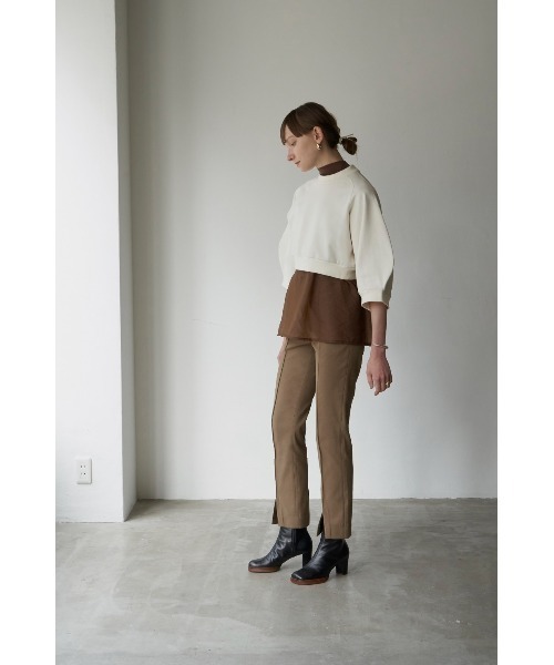 CLANE（クラネ）の「ARCH SLEEVE SHORT TOPS（その他トップス
