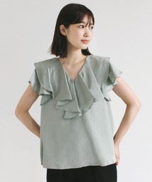 kaene（カエン）の「フリルカラーブラウス（シャツ/ブラウス・レディース）」