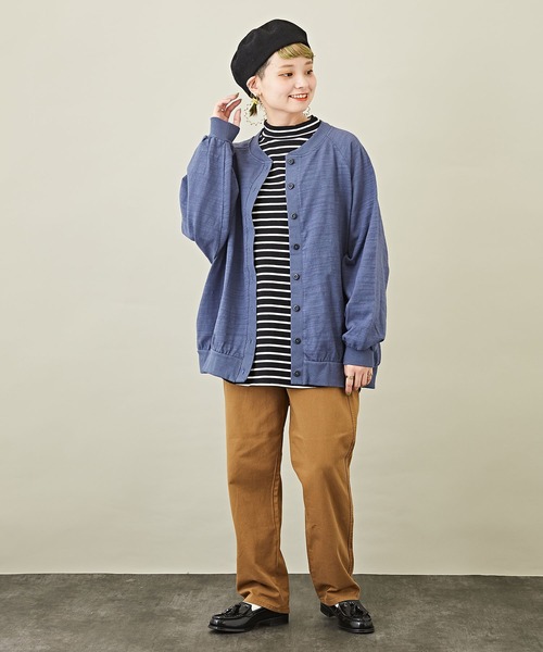 CUBE SUGAR（キューブシュガー）の「無地ツイルベイカーパンツ（チノパンツ・レディース・ベージュ/ブラウン/カーキ・S/M）」の7枚目の写真