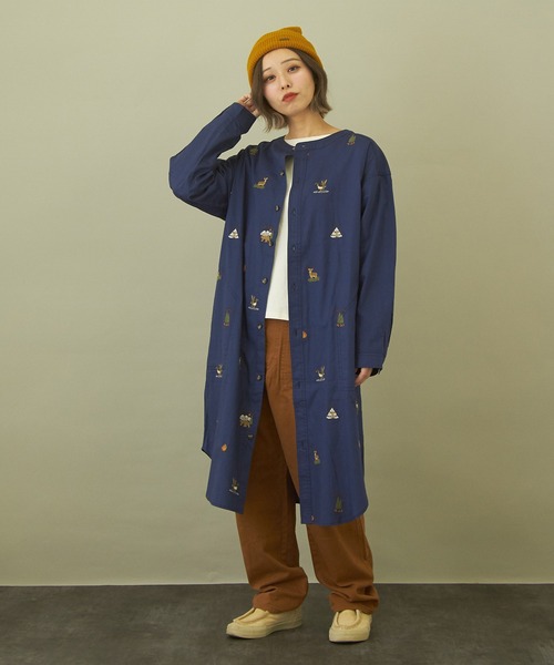 CUBE SUGAR（キューブシュガー）の「無地ツイルベイカーパンツ（チノパンツ・レディース・ベージュ/ブラウン/カーキ・S/M）」の12枚目の写真