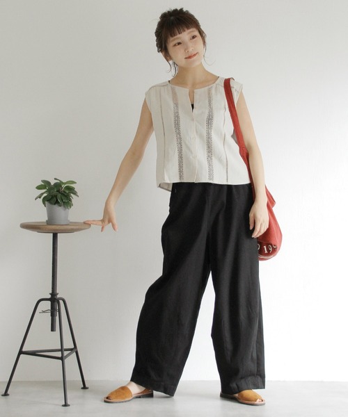 Crisp(クリスプ)の「サスペンダーミリタリーパンツ(チノパンツ・レディース・ブラック/ブラウン・FREE)」の20枚目の写真