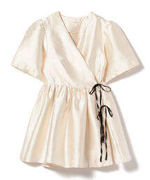 Ray BEAMS | GHOSPELL / Scent Satin Wrap Dress(ワンピース)