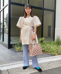 GHOSPELL ゴスペル　Scent Satin Wrap Dress Ray BEAMS（レイビームス）の「GHOSPELL / Scent Satin Wrap