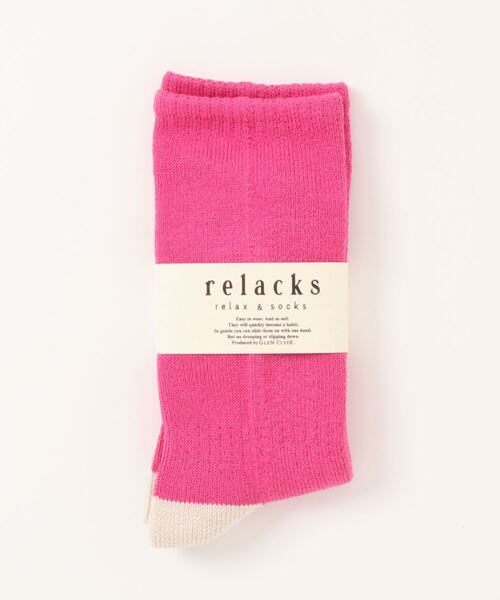 ADPOSION（アドポーション）の「【relacks】PLAIN / リラックスソックス（ソックス/靴下・レディース・グレー/オフホワイト/チャコールグレー/ブラック/ブラウン/グリーン/ボルドー/ピンク/ネイビー/ベージュ/パープル・FREE）」の10枚目の写真