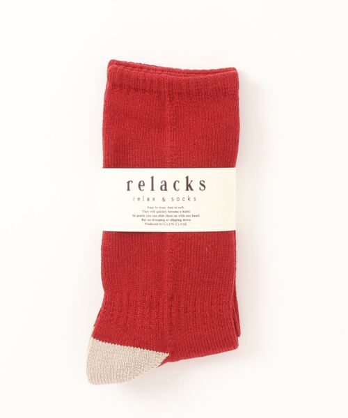 ADPOSION（アドポーション）の「【relacks】PLAIN / リラックスソックス（ソックス/靴下・レディース・グレー/オフホワイト/チャコールグレー/ブラック/ブラウン/グリーン/ボルドー/ピンク/ネイビー/ベージュ/パープル・FREE）」の11枚目の写真