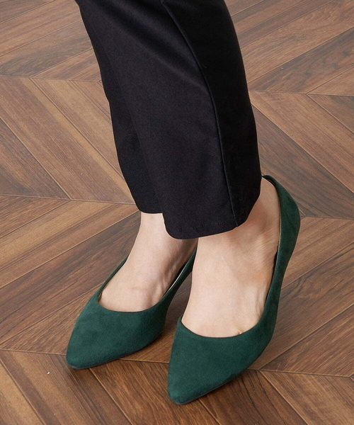 OFUON le MK（オフオンルエムケー）の「【洗濯機で洗える】ハイパーストレッチパンツ（デニムパンツ・レディース・ブラック・38/36）」の7枚目の写真