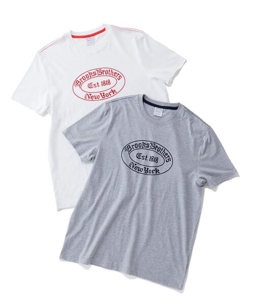 BROOKS BROTHERS（ブルックスブラザーズ）の「ラベルプリント Tシャツ（Tシャツ/カットソー・メンズ・ホワイト・MEDIUM/LARGE/X-LARGE/SMALL）」の6枚目の写真