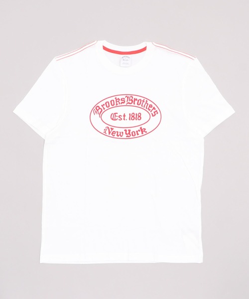 BROOKS BROTHERS（ブルックスブラザーズ）の「ラベルプリント Tシャツ（Tシャツ/カットソー・メンズ・ホワイト・MEDIUM/LARGE/X-LARGE/SMALL）」の3枚目の写真