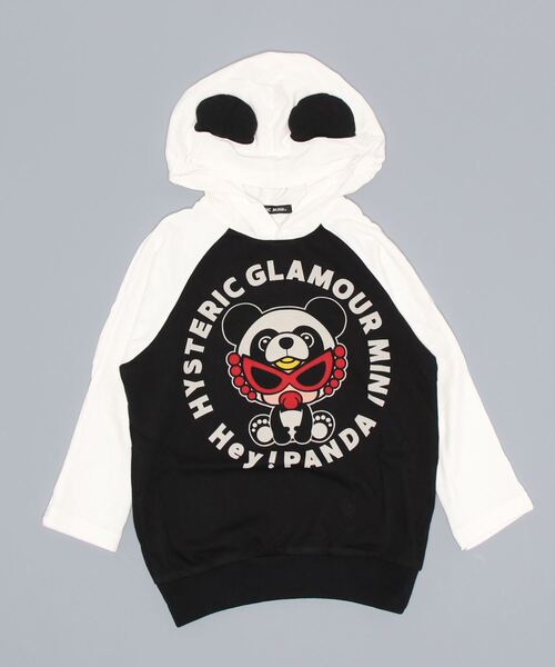HYSTERIC MINI（ヒステリックミニ）の「PANDA MINI 耳つきパーカー