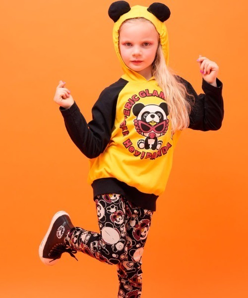 HYSTERIC MINI（ヒステリックミニ）の「PANDA MINI 耳つきパーカー