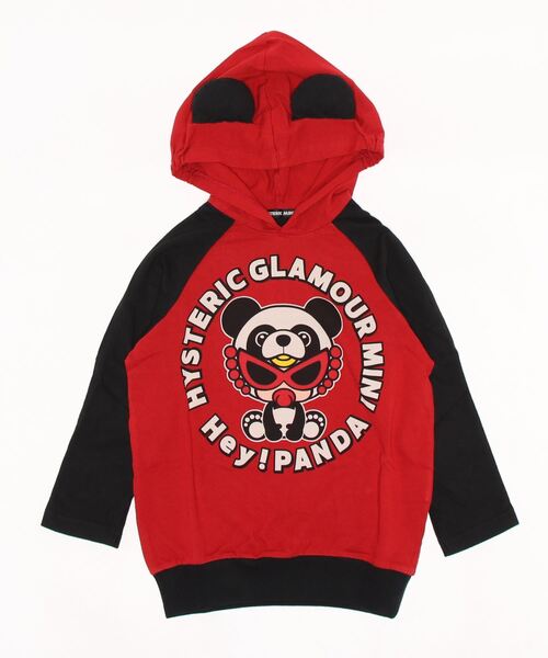 HYSTERIC MINI（ヒステリックミニ）の「PANDA MINI 耳つきパーカー