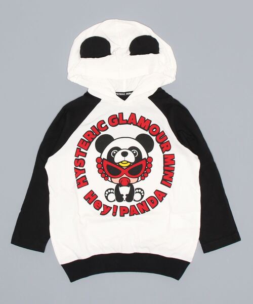 HYSTERIC MINI（ヒステリックミニ）の「PANDA MINI 耳つきパーカー