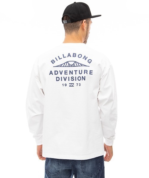 BILLABONG(ビラボン)の「BILLABONG/ビラボン バックプリントロンT プレーティング天竺/ヘビーウェイトロンT ワンポイント/ロングスリーブTee BC012-055(Tシャツ/カットソー・メンズ・グリーン/ホワイト/ブラック・L/XL/M)」の1枚目の写真