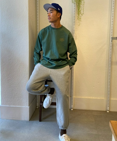 BILLABONG(ビラボン)の「BILLABONG/ビラボン バックプリントロンT プレーティング天竺/ヘビーウェイトロンT ワンポイント/ロングスリーブTee BC012-055(Tシャツ/カットソー・メンズ・グリーン/ホワイト/ブラック・L/XL/M)」の12枚目の写真