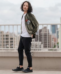 CAMBIO（カンビオ）の「mj8773-ベロアスカジャン（スカルローズ