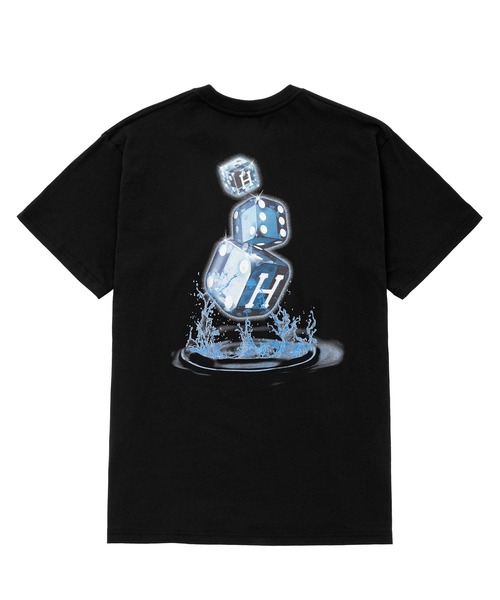 HUF（ハフ）の「ICE DICE TEE / HUF プリントTシャツ（Tシャツ/カットソー・メンズ・ホワイト/ブラック・SMALL/MEDIUM/LARGE/X-LARGE/XX-LARGE）」の2枚目の写真
