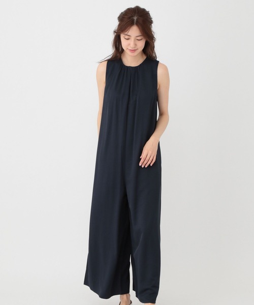 Love,Bonito（ラブボニート）の「カリタ タイバック リラックス ジャンプスーツ（つなぎ/オールインワン・レディース・ネイビー・SMALL/MEDIUM）」の7枚目の写真