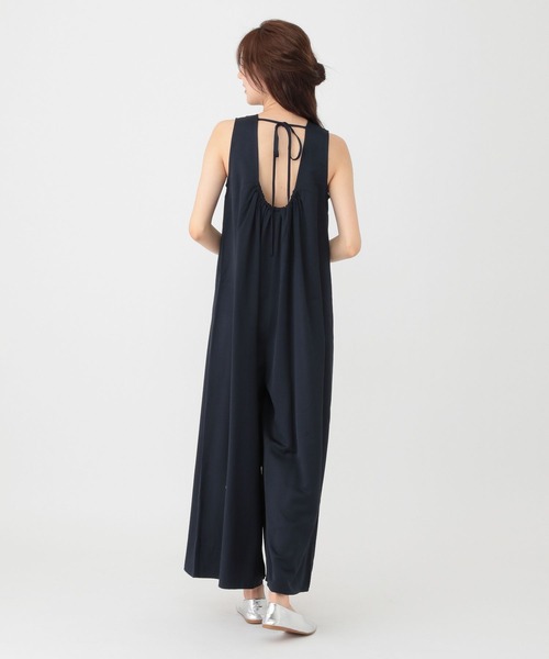 Love,Bonito（ラブボニート）の「カリタ タイバック リラックス ジャンプスーツ（つなぎ/オールインワン・レディース・ネイビー・SMALL/MEDIUM）」の9枚目の写真