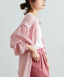 PUAL CE CIN | 4WAYストライプブラウス(シャツ/ブラウス)