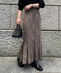 JUNOAH | レオパードマーメイドスカート(スカート)