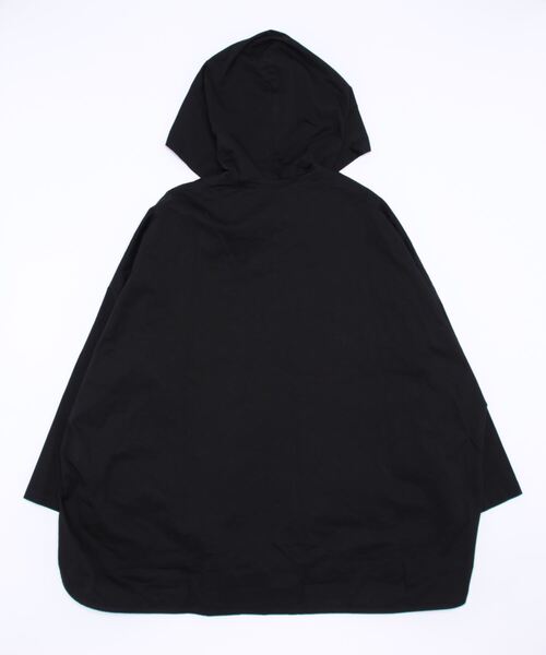 BEARDSLEY（ビアズリー）の「シャツフーディーパーカー（ブルゾン・レディース・チャコールグレー/カーキ・FREE）」の3枚目の写真