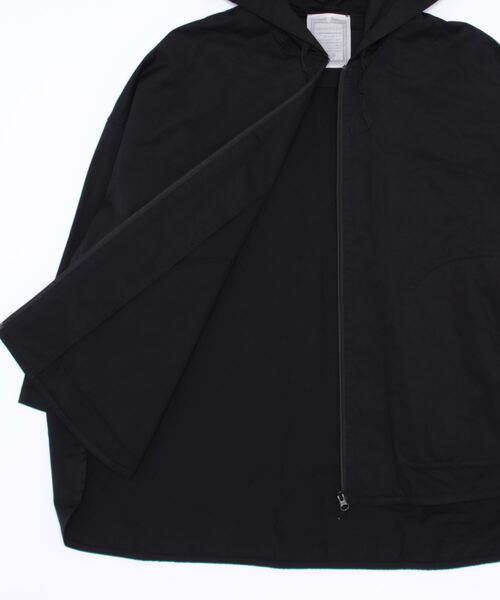 BEARDSLEY（ビアズリー）の「シャツフーディーパーカー（ブルゾン・レディース・チャコールグレー/カーキ・FREE）」の4枚目の写真