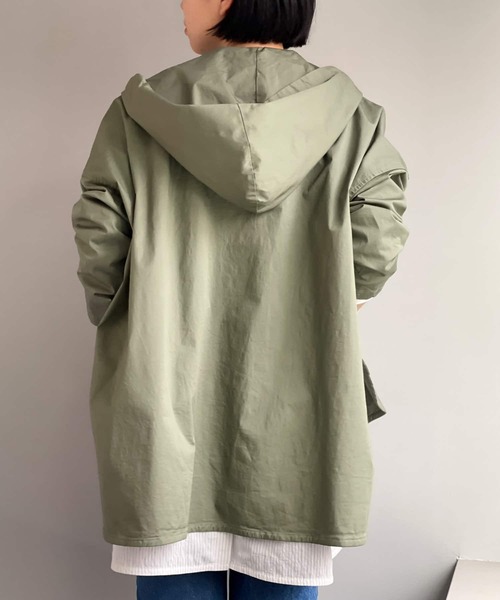 BEARDSLEY（ビアズリー）の「シャツフーディーパーカー（ブルゾン